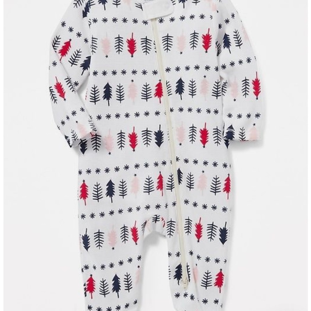Old Navy Footed Thermal One-Piece for Baby 6-9M